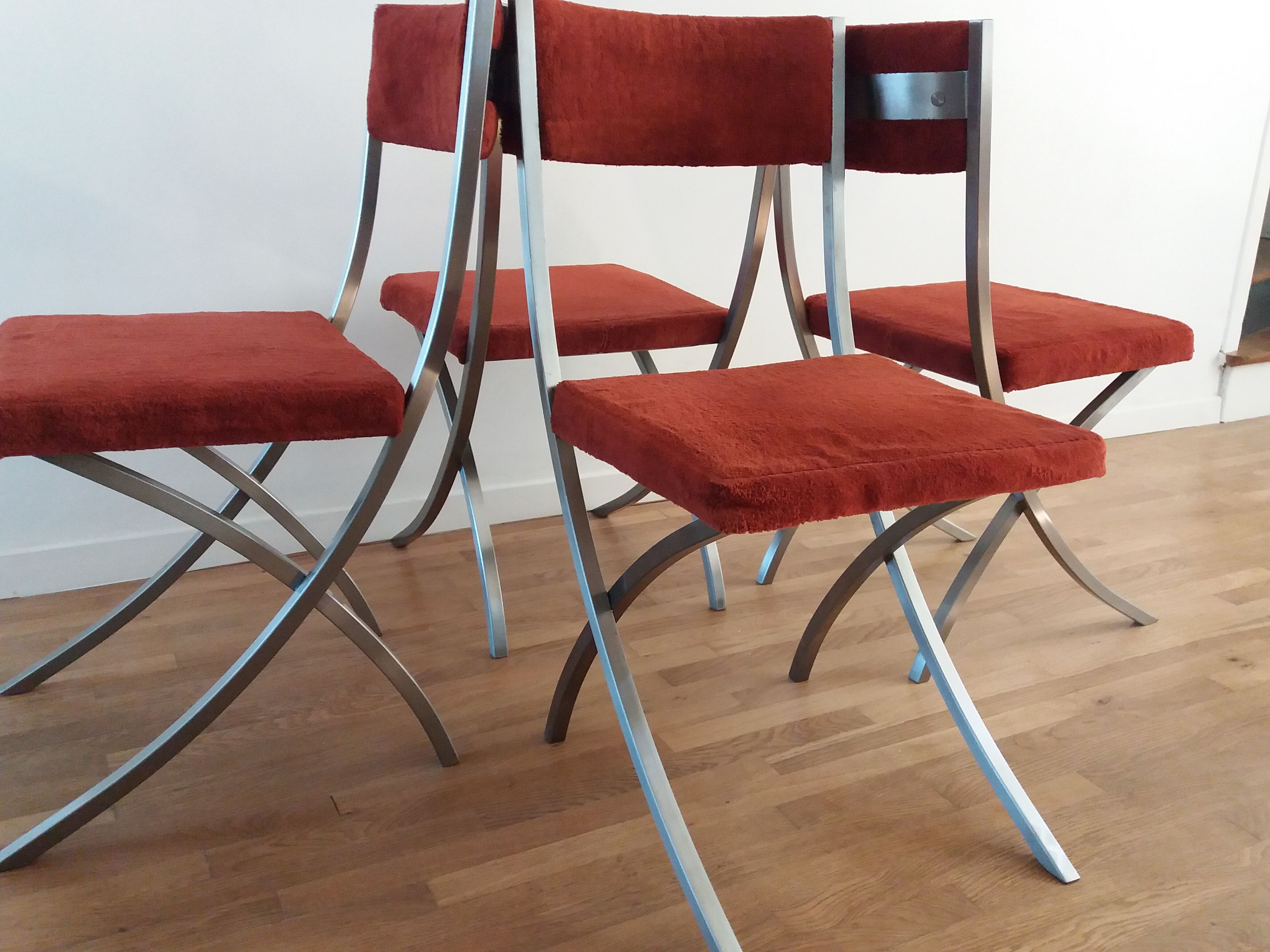 Suite of four chairs from the 80s