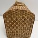 Cage Cat carrier basket in wicker/rattan, vintage
