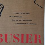 Le Corbusier, Paris 1966 exhibition poster