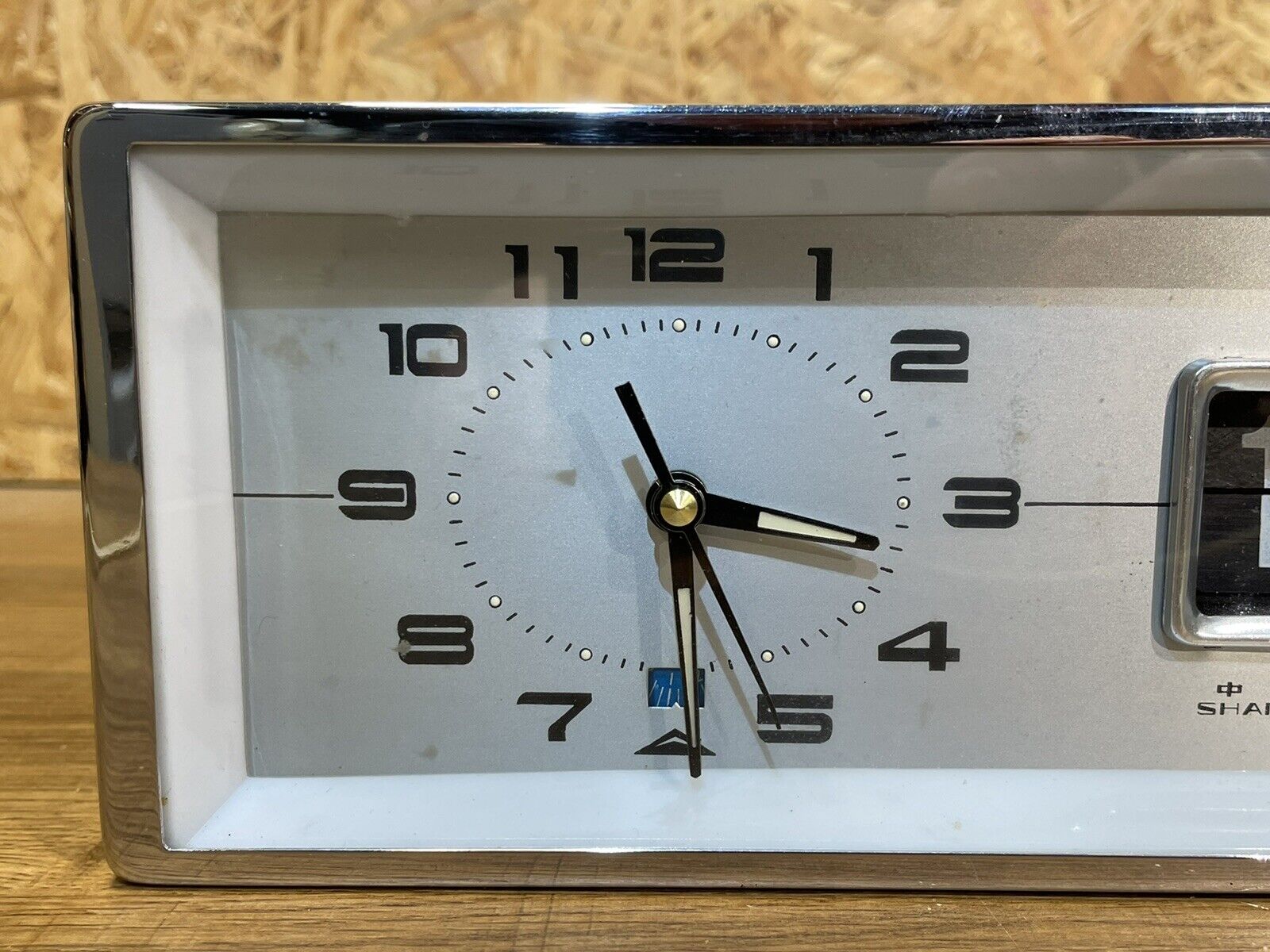 Vintage alarm clock, date ticket office, Diamond Shanghai, 60-70s