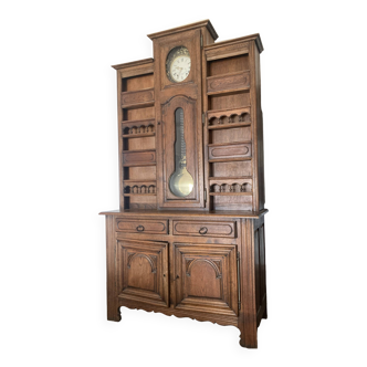 French Brittany dresser with clock