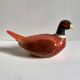 Pheasant ceramic box by Michel Caugant