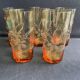 Saint Louis beer service in blown and cut amber crystal – Art Deco