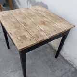 Black patinated old farmhouse table