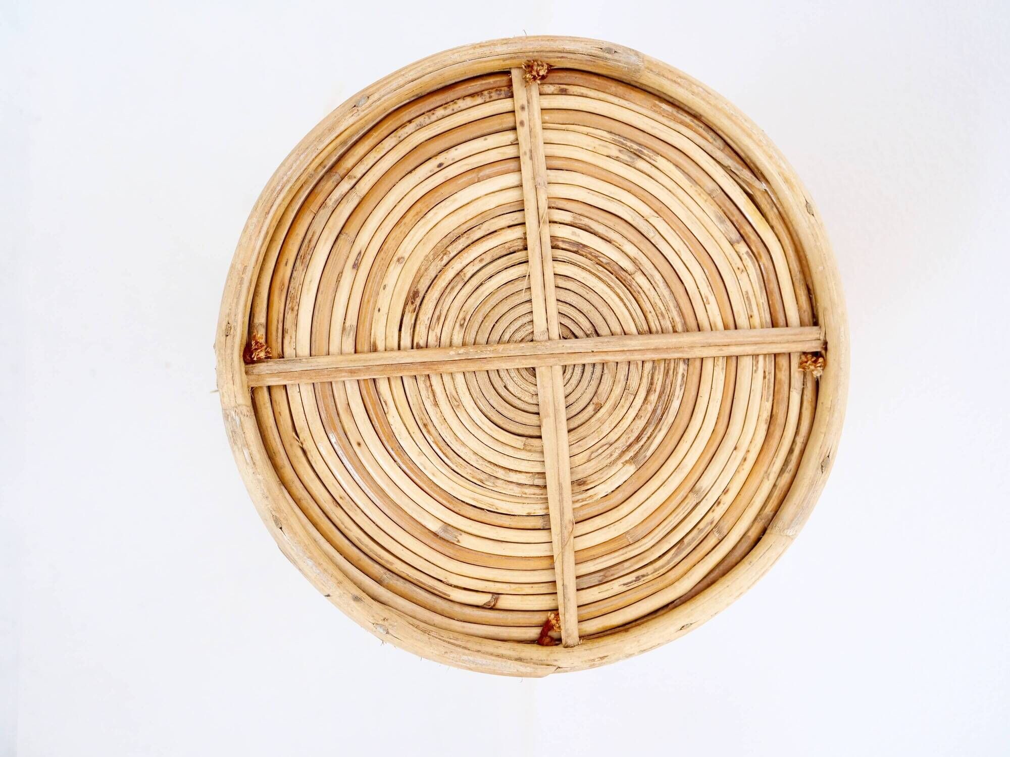 Bamboo rattan umbrella holder