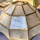 Mother-of-pearl and brass lampshade