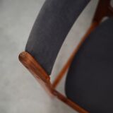 Ensemble de six chaises en teck, design danois, années 1960, production : Danemark
