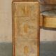 Art Deco dressing table in satin walnut with mirror, circa 1930.