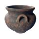Grand vase en terre cuite texturée | Artisanat mexicain | Années 50–70