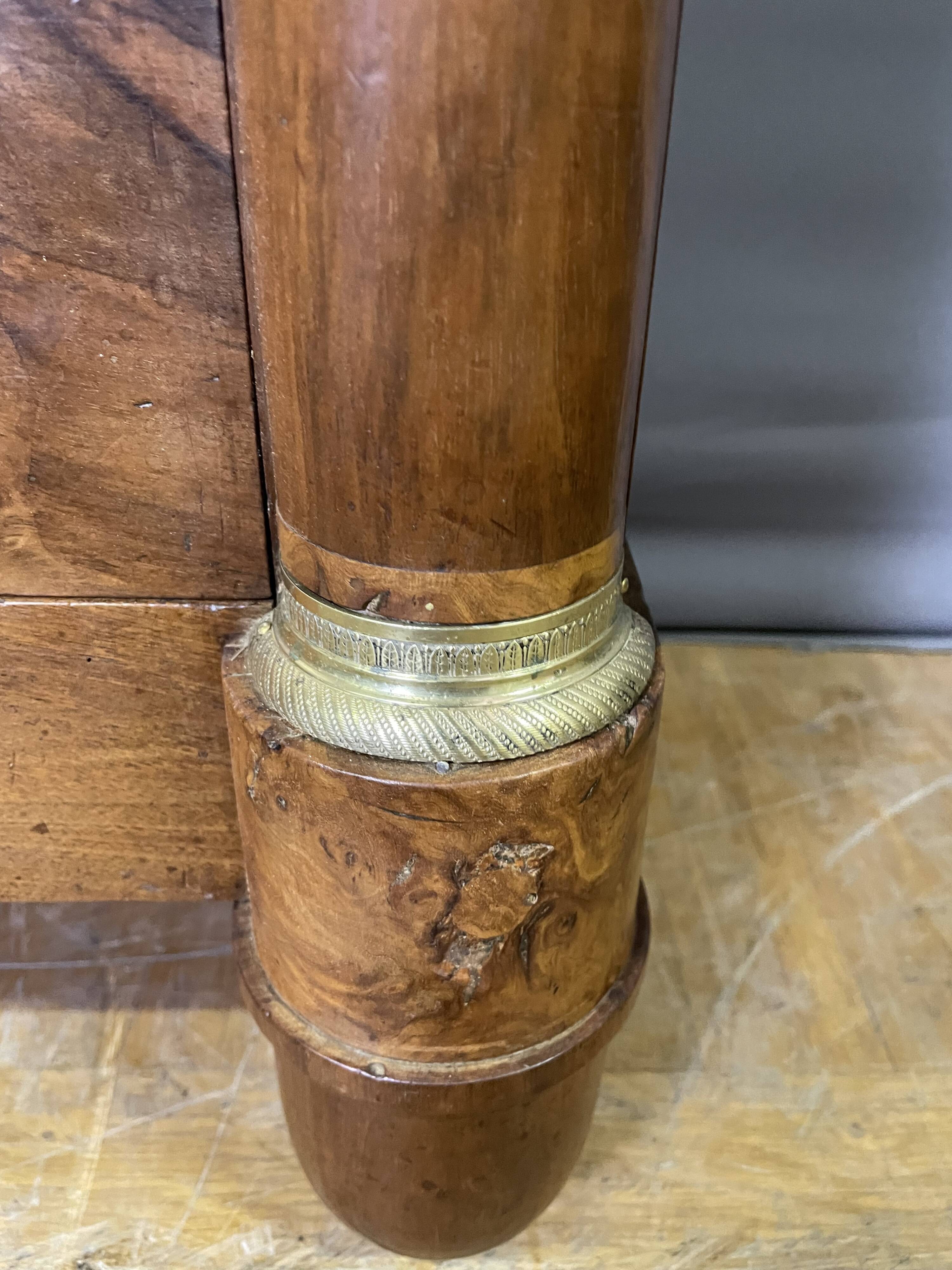 Empire period walnut secretary