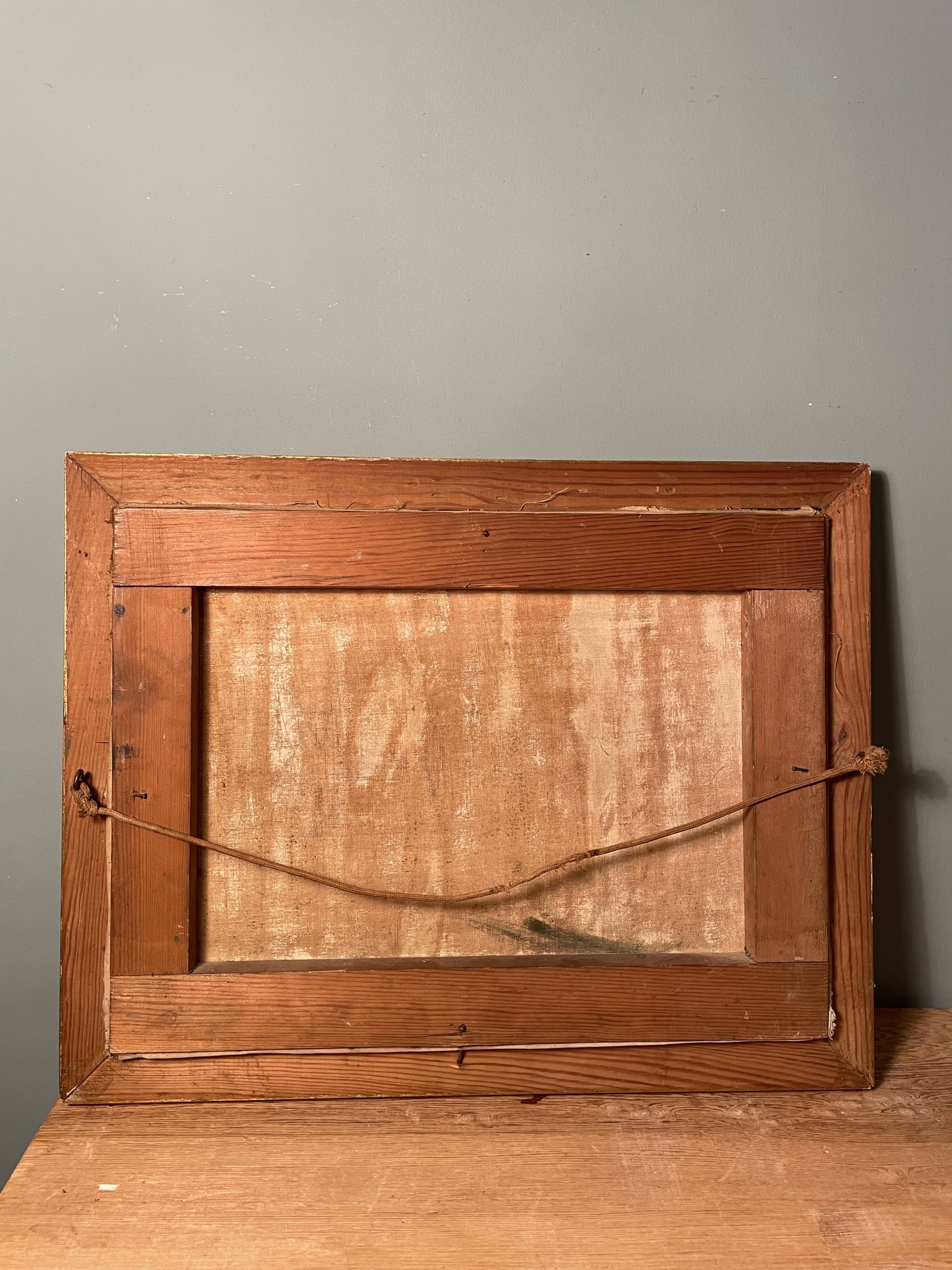 Old painting oil on canvas