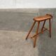 Vintage wooden shoe rack with grease, mid-century, 1950s.