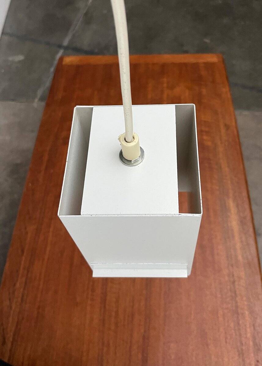 Minimalist cubic metal suspension, mid-century, 1960s.