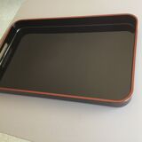 Lacquered wooden tray