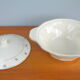 Sarregemines soup tureen, floral motif