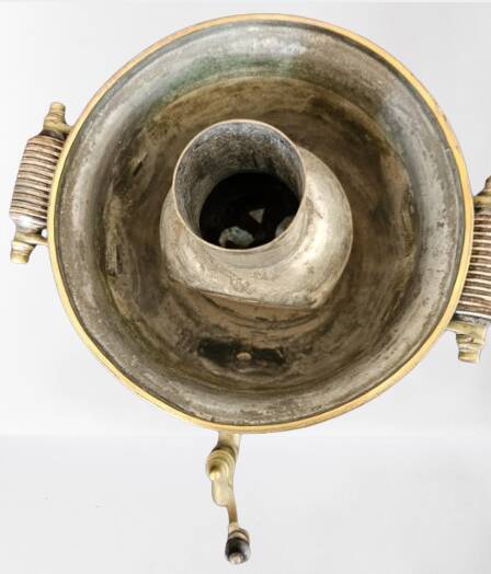 SAMOVAR in brass, Russian origin