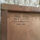 Large Spirol curtain binder - light oak - vintage - 1960