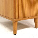 Scandinavian elm desk, Swedish Modern, Sweden, 1940