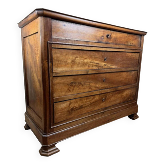 Louis Philippe Period Chest Of Drawers In Walnut