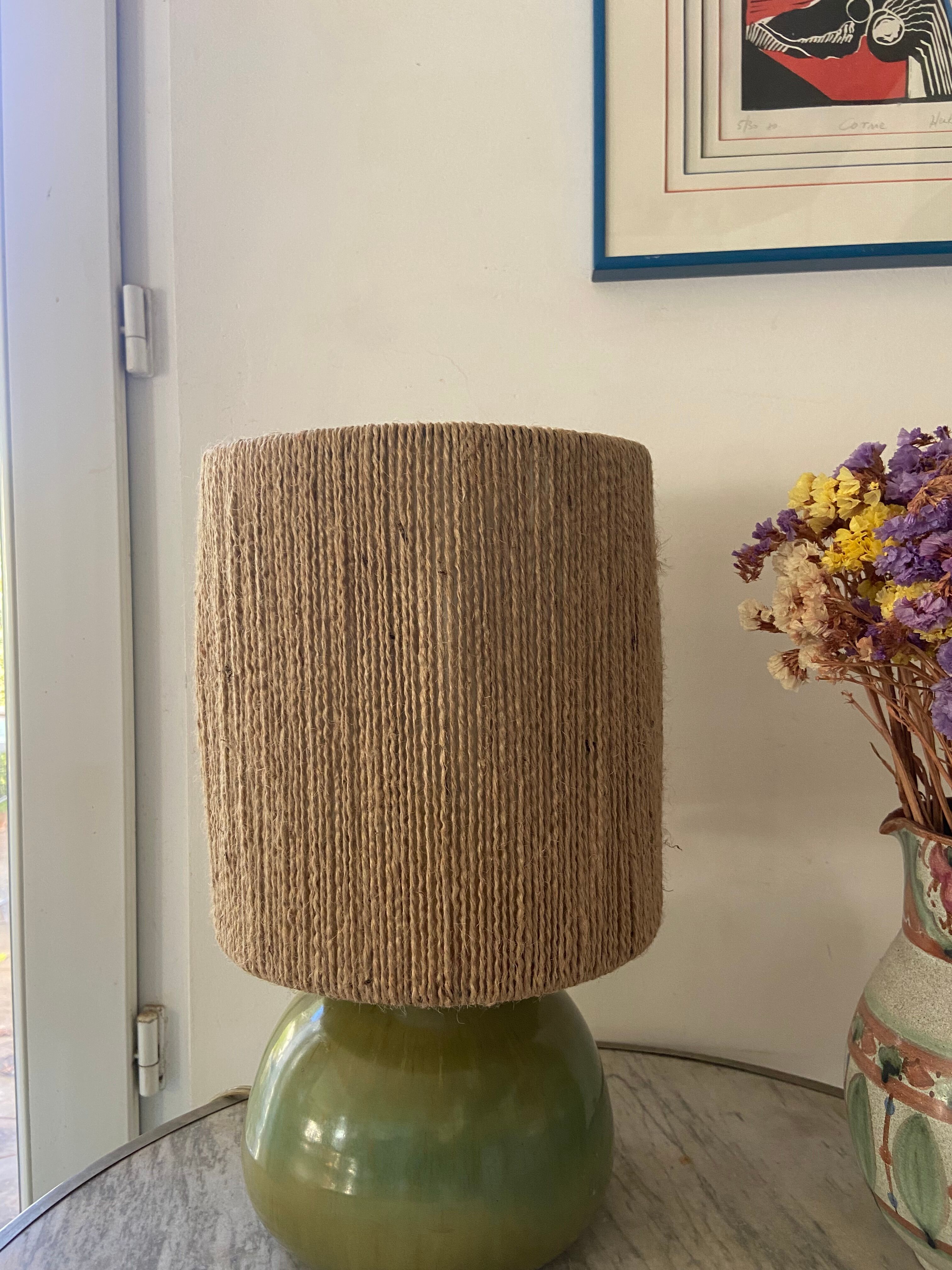 Vintage ceramic lamp