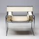 Fauteuil modèle B3 "Wassily" de Marcel Breuer, Gavina