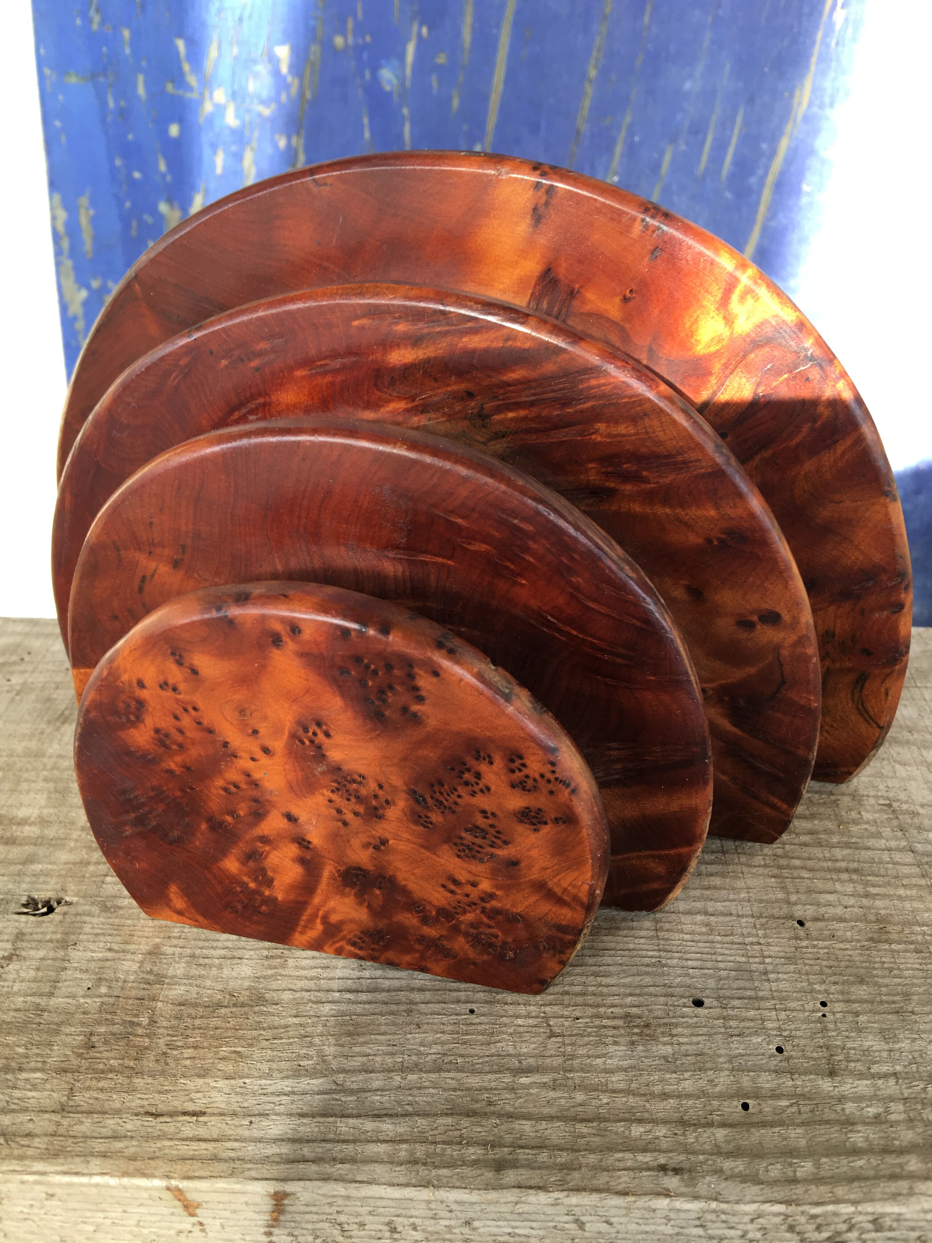 Door art deco walnut bramble