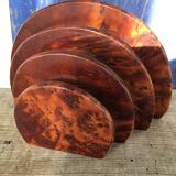 Door art deco walnut bramble