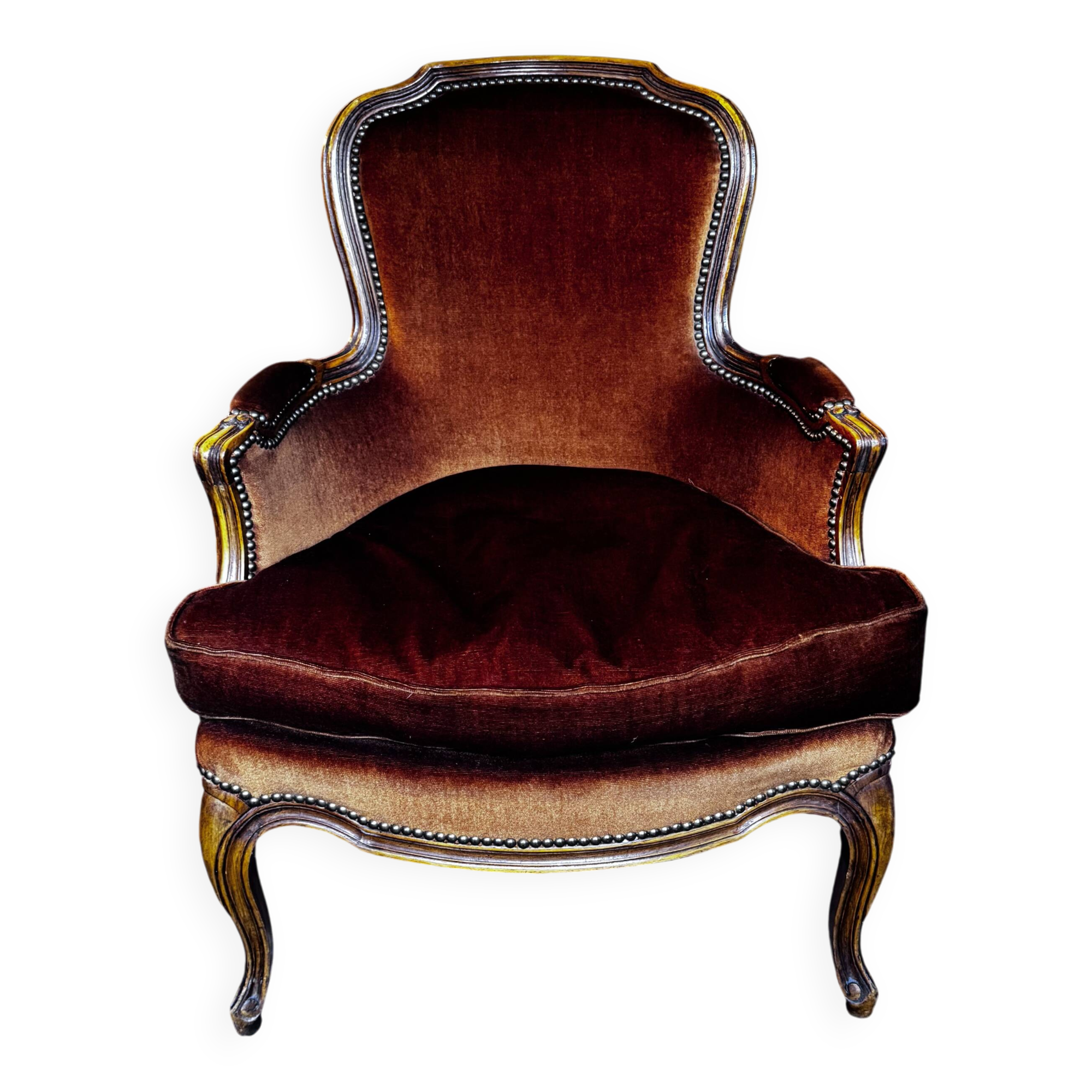 fauteuil bergère style Louis XV