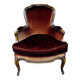 fauteuil bergère style Louis XV