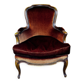 Louis XV style bergère armchair