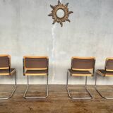 Set of 4 Marcel Breuer chairs Made in ITALY
