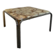 Marble and epoxy coffee table, Bauhaus style, 1960s