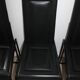 Lot de 4 chaises vintage cuir piqure sellier