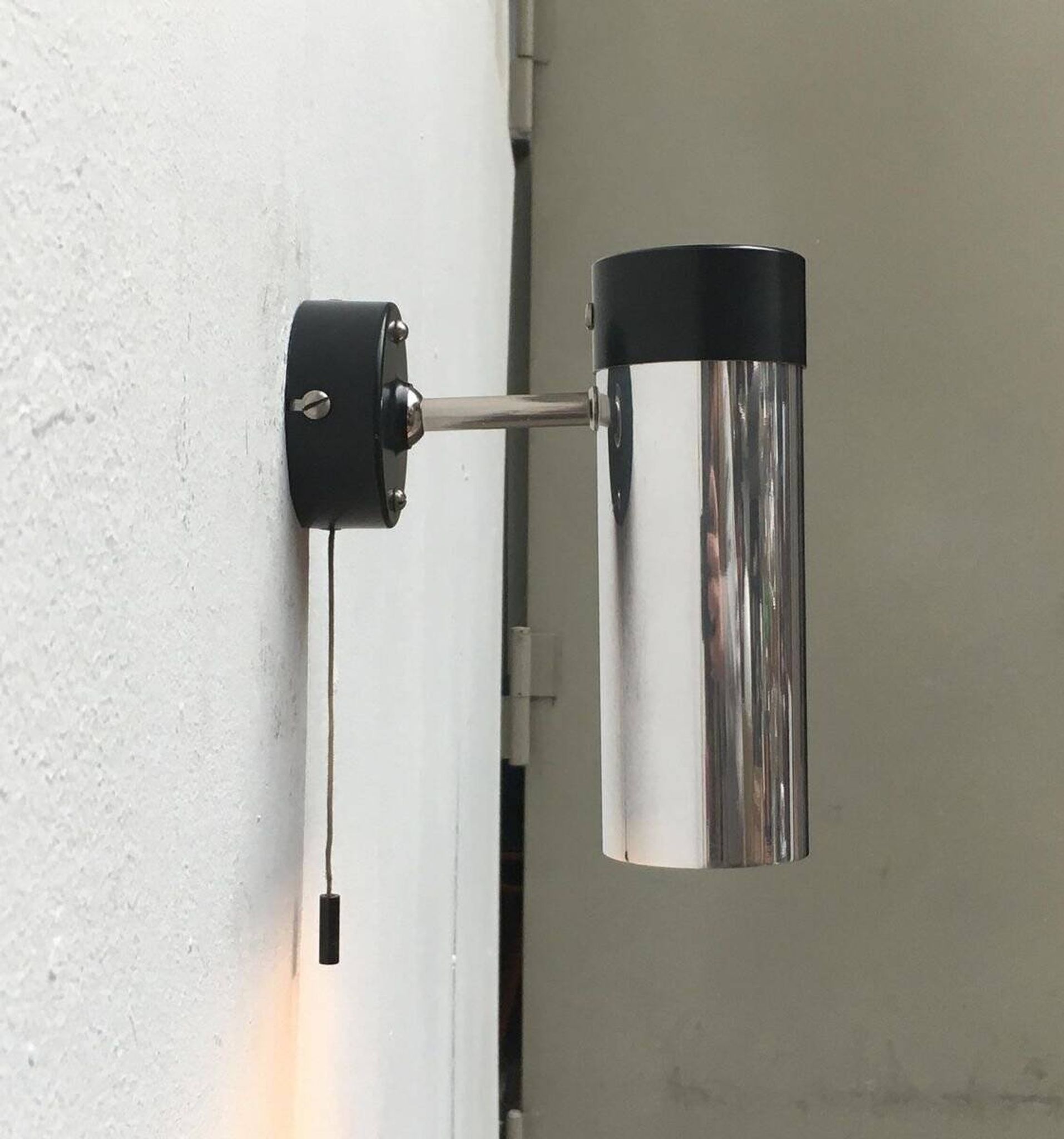 Mid-century minimalist wall lamps by H. Busquet for Hala Zeist, 1960s, set of 2.