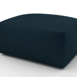Oil blue velvet sofa