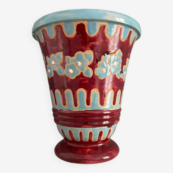 CAB Art Deco tulip vase