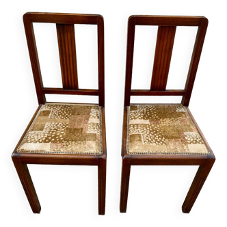 Pair of art deco chairs