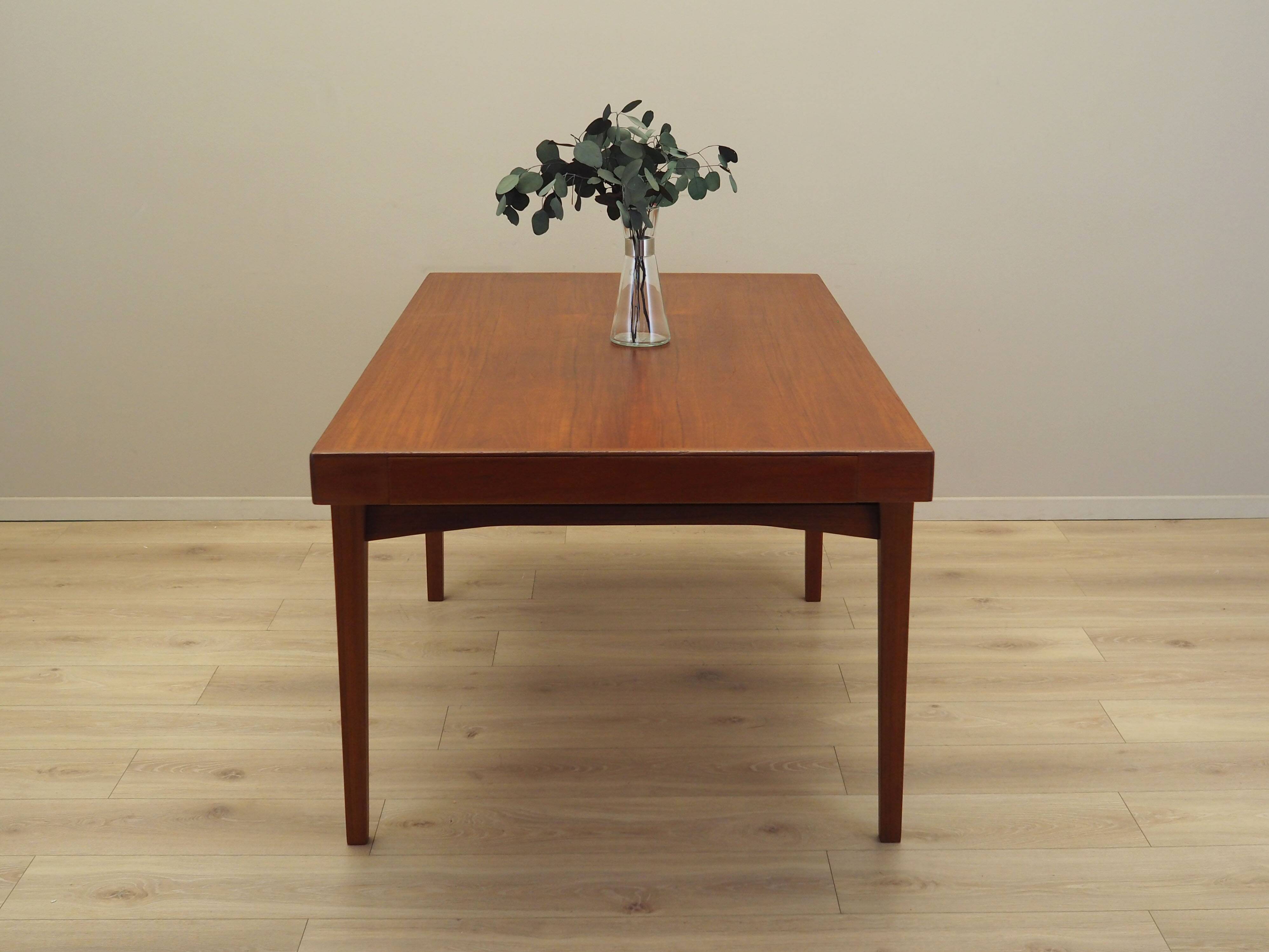 Teak table, Danish design, 1970s, production: Denmark