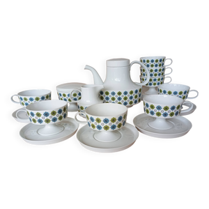 Service 8 tasses ''Rosette