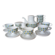 Service 8 cups "Rosette Taïga" Tapio Wirkkala & Ute Schröder for Rosenthal, ca 1970