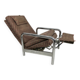 Vintage tubular chrome armchair by Milo Baughman for James Inc./Thayer Coggin.