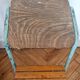 Tabouret escabeau vintage en bois et acier
