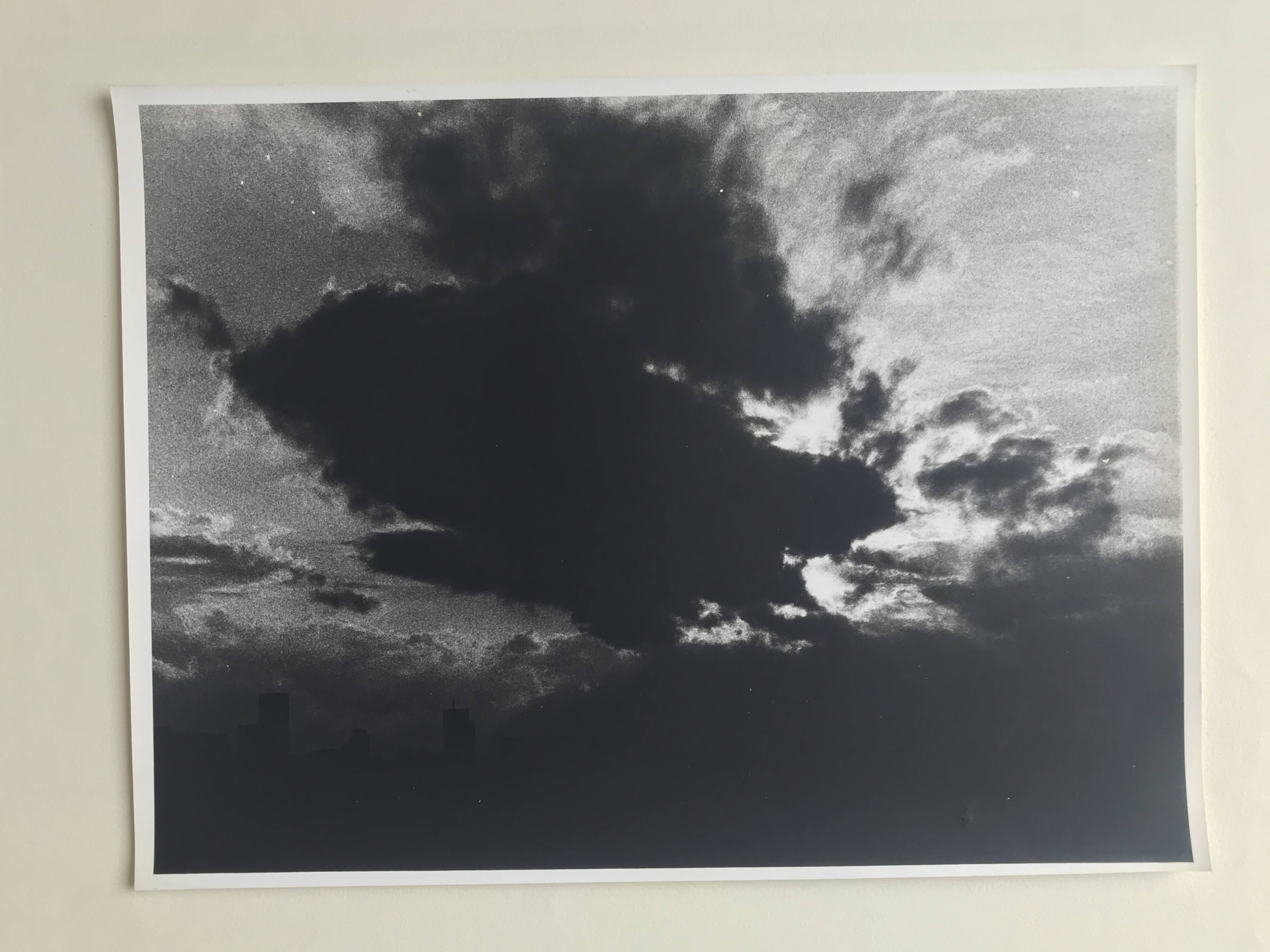 Rosine nusimovici, untitled (cloud iii), c 1980. black and white silver print