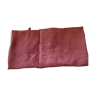 Towel in old fabric "terracotta"