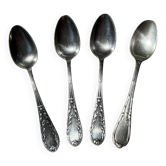 Lot of 4 silver spoons