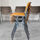 Set of 6 vintage Giancarlo Piretti chairs, model DSC 106