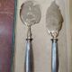 Antique fish service 2 pieces in box – Belle Époque silverware