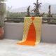 Handwoven coloured wool rug, 300 x 95 cm - R310