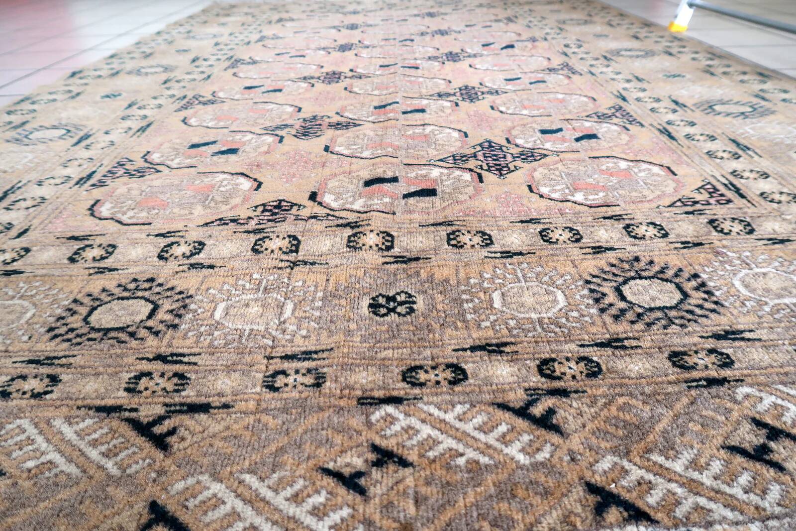 Handmade vintage Afghan Baluch rug 126cm x 199cm 1960s - 1C1172