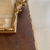 Large old wood and gilded frame